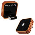 CP030-3 2-in-1 draadloze CarPlay- en Android Auto-adapter - Oranje / Zwart