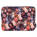 CanvasArtisan Universele Laptop Hoes met Rits - 15" - Bloemen