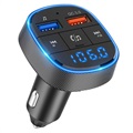 Autolader & Bluetooth FM Transmitter BC57 - Zwart
