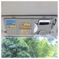 Multi-slot Car Sun Visor Organizer - Grijs