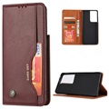 Card Set Series Samsung Galaxy S21 Ultra 5G Portemonnee Hoesje