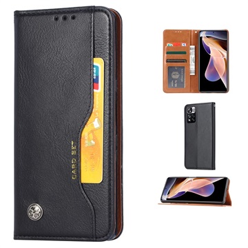 Card Set Serie Xiaomi Redmi Note 11 Pro/Note 11 Pro+ Wallet Case - Zwart