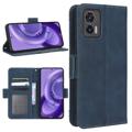 Cardholder Series Motorola Edge 30 Neo Portemonnee Hoesje - Blauw