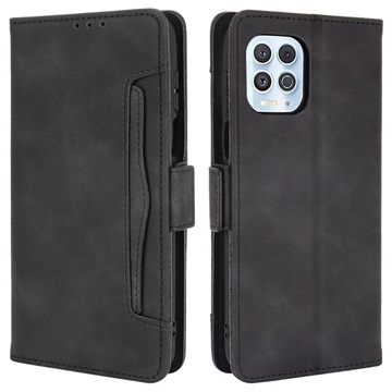 Cardholder Series Motorola Moto G100/Edge S Portemonnee Hoesje - Zwart 