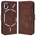 Cardholder Series Nothing Phone (1) Portemonnee Hoesje - Bruin