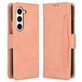 Samsung Galaxy Z Fold5 Cardholder Series Portemonnee Hoesje - Roze