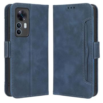 Cardholder Series Xiaomi 12T/12T Pro Portemonnee Hoesje - Blauw