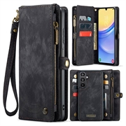 Samsung Galaxy A16 5G Caseme 008 2-in-1 Multifunctionele portemonneehoes - Zwart
