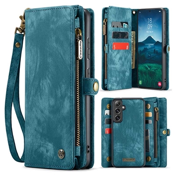 Samsung Galaxy S24 FE Caseme 008 2-in-1 Multifunctionele portemonneehoes - Blauw