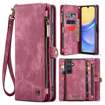 Samsung Galaxy A16 5G Caseme 008 2-in-1 Multifunctionele portemonneehoes - Rood