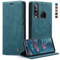 Huawei P30 Lite Caseme 013 Series Portemonnee Hoesje - Blauw