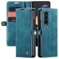Caseme 013 Series Samsung Galaxy Z Fold4 Portemonnee Hoesje - Blauw