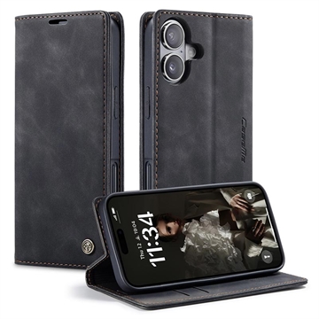 iPhone 16 Plus Caseme 013 Series Portemonnee Hoesje - Zwart