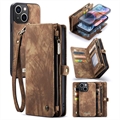 iPhone 15 Plus Caseme 2-in-1 Multifunctionele Portemonnee Hoesje - Bruin