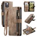 Caseme C30 Multifunctionele iPhone 14 Plus Portemonnee Hoesje - Bruin