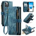Caseme C30 Multifunctionele iPhone 14 Portemonnee Hoesje - Blauw