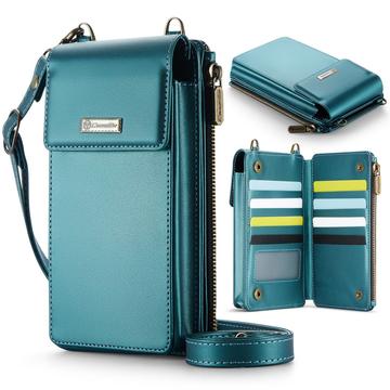 Caseme ME50 Universele Crossbody Tas met RFID Bescherming - 4"-7.3" - Blauw