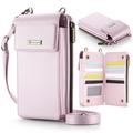 Caseme ME50 Universele Crossbody Tas met RFID Bescherming - 4"-7.3" - Roze