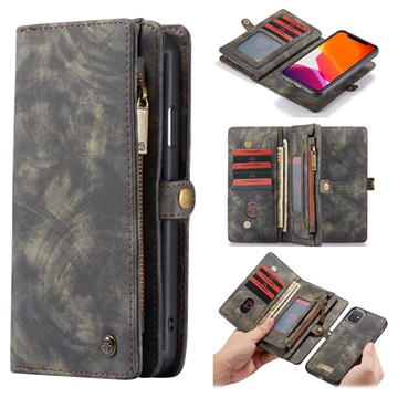 Caseme 2-in-1 Multifunctionele iPhone 11 Portemonnee Hoesje - Grijs