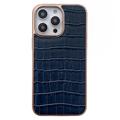 Crocodile Series iPhone 14 Pro Max Leren Gecoate Case