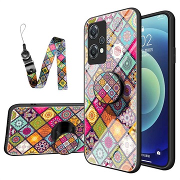 Checkered Pattern OnePlus Nord CE 2 Lite 5G Hybride Hoesje - Kleurrijke Mandala