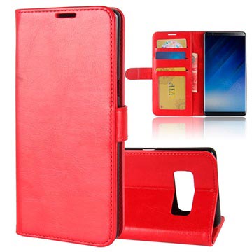Samsung Galaxy Note8 Klassiek Wallet Case - Rood