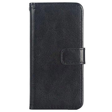 iPhone SE Klassieke Wallet Hoesje - Zwart