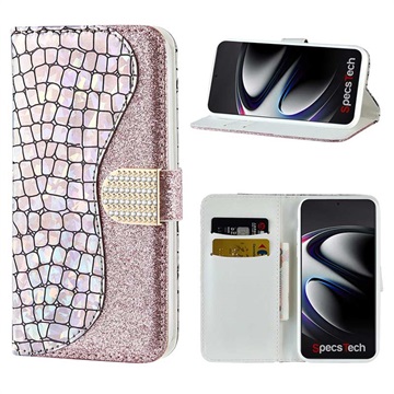 Croco Bling Serie Samsung Galaxy S21 Ultra 5G Wallet Case