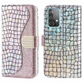 Croco Bling Serie Samsung Galaxy A33 5G Wallet Case