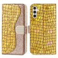 Croco Bling Serie Samsung Galaxy A34 5G Portemonnee Hoesje