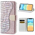 Croco Bling Serie iPhone 12 mini Wallet Case