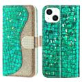 Croco Bling Serie iPhone 14 Plus Portemonnee Hoesje