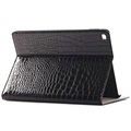 iPad Air 2 Folio Tas - Crocodile - Zwart