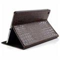 iPad Air Folio Tas - Crocodile - Bruin