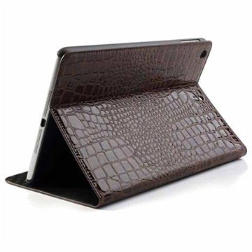 iPad Air Folio Tas - Crocodile - Bruin