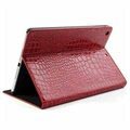 iPad Air Folio Tas - Crocodile - Rood