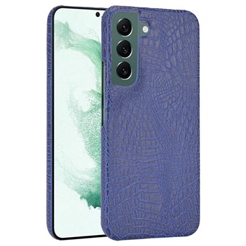 Krokodil Series Samsung Galaxy S22 5G Cover - Blauw
