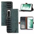Crocodile Series Sony Xperia 5 IV Wallet Leren Hoesje met RFID