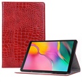 Samsung Galaxy Tab S5e Folio Case - Crocodile - Rood