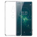 Crystal Anti-Slip Sony Xperia XZ2 TPU Case - Doorzichtig