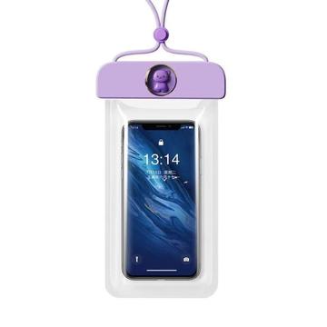 Schattige Beer Smartphone Waterdichte hoes - 7.2" - Lichtpaars
