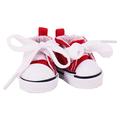 Schattige Mini Veterschoentjes voor Labubu 17cm - Rood
