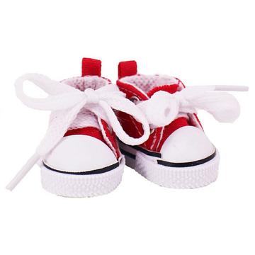 Schattige Mini Veterschoentjes voor Labubu 17cm - Rood