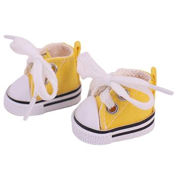 Schattige Mini Veterschoentjes voor Labubu 17cm - Geel