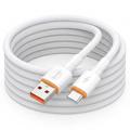 D-POWER 2002 USB-A/USB-C-kabel 3A - 2m - Wit