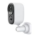 D1 wifi-beveiligingscamera op zonne-energie met tweewegcommunicatie - wit