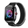 D20-smartwatch met draadloze oortjes, AI-vertaling - nylon band - zwart