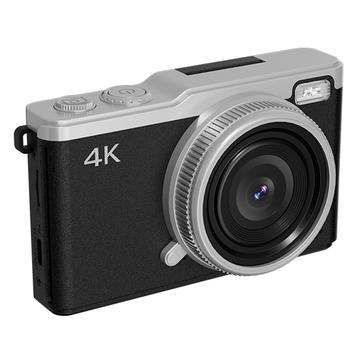 D72 Draagbare Digitale Camera 4K met 16X Zoom, 32GB Geheugenkaart - Zwart