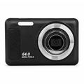 DC02 64MP 4K-digitale camera met 16x digitale zoom en 9 opnamemodi - zwart