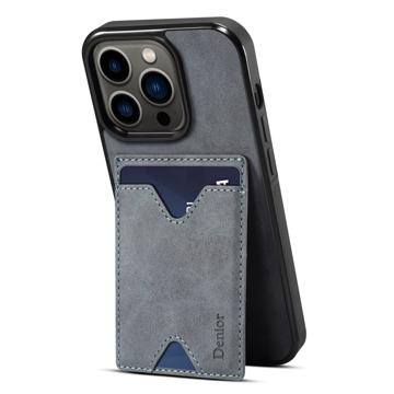 Denior Kaarthouder Standaard iPhone 14 Pro TPU Hoesje